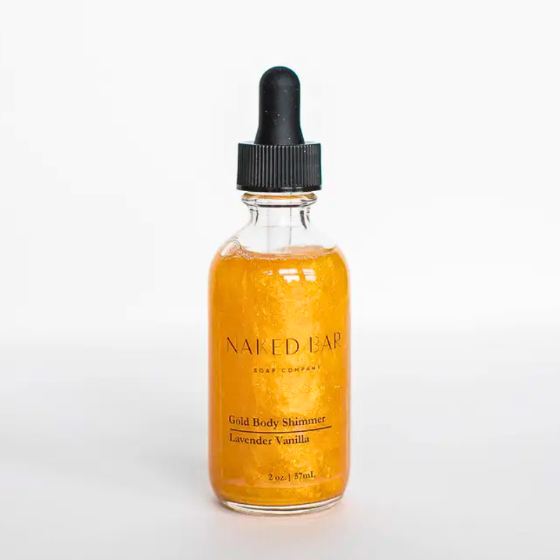 Lavender Vanilla Golden Shimmer Oil - Moniluxx Boutique