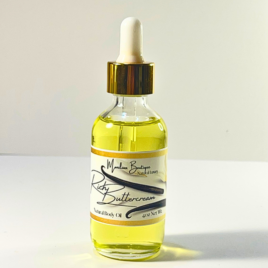 4oz Body Silk Oil - Rich Buttercream