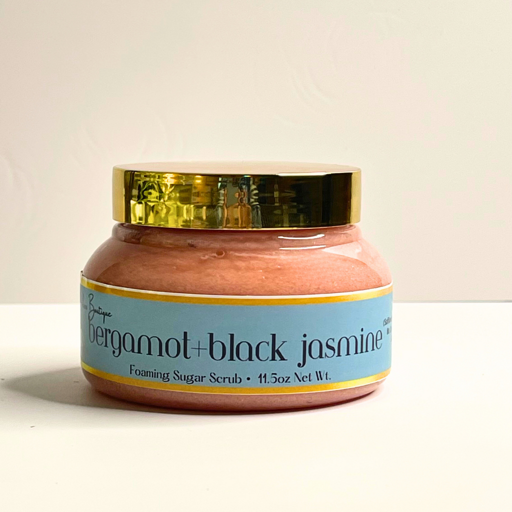 Foaming Sugar Scrub - Bergamot+Black Jasmine