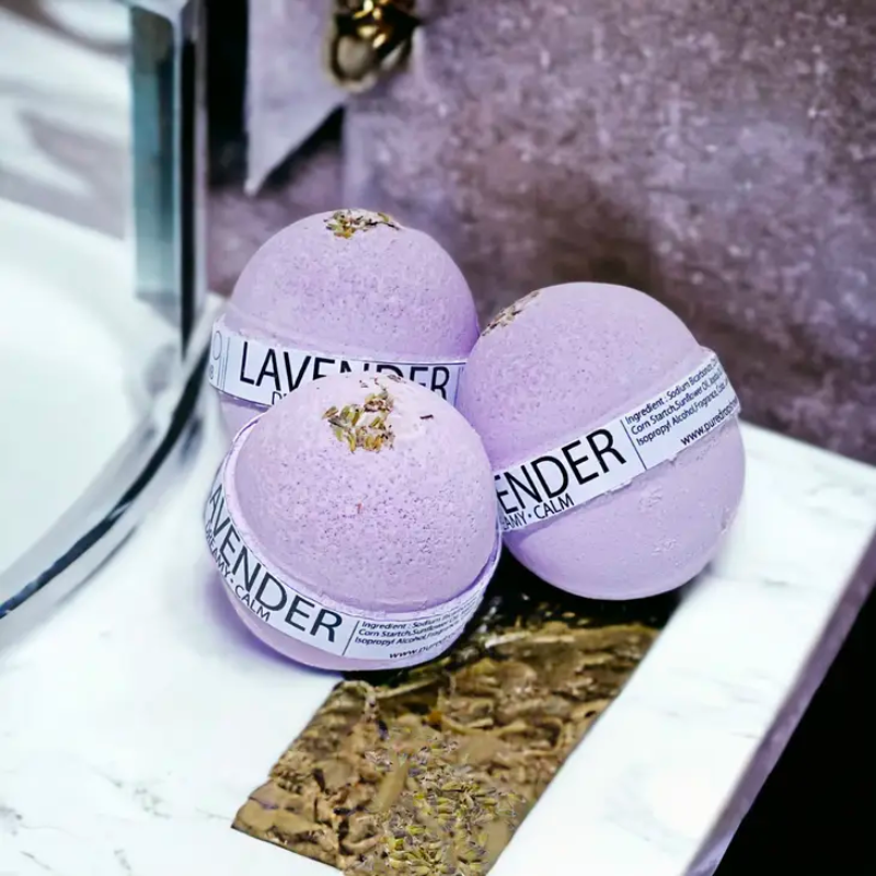 Calming Lavender Bath Bomb - Moniluxx Boutique