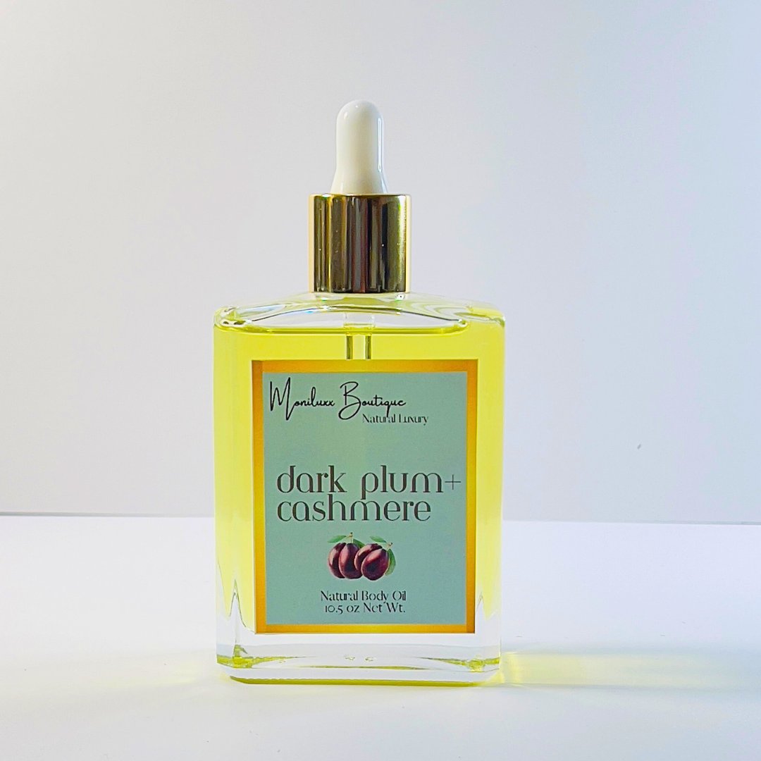 10oz Body Silk Oil - Dark Plum+Cashmere