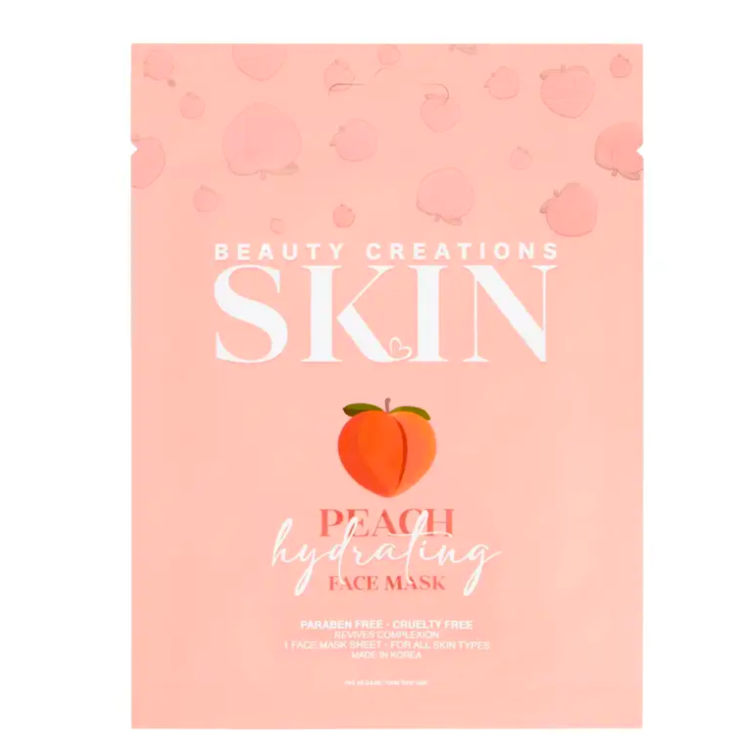 Peach Hydrating Sheet Face Mask - Moniluxx Boutique