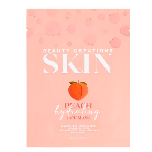 Peach Hydrating Sheet Face Mask - Moniluxx Boutique