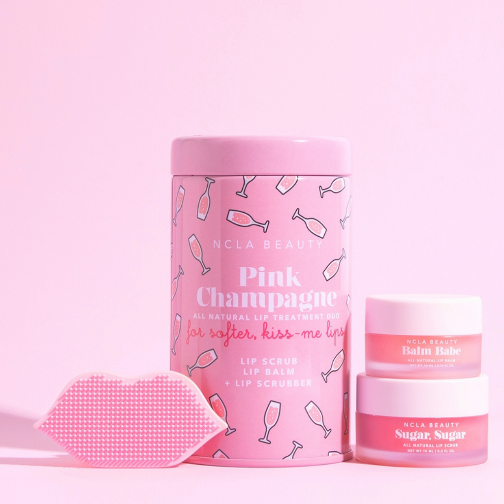 Pink Champagne Lip Care Set