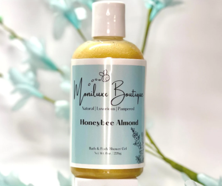 Honeybee Almond Body Wash - MoniluxxBoutique - Moniluxx Boutique